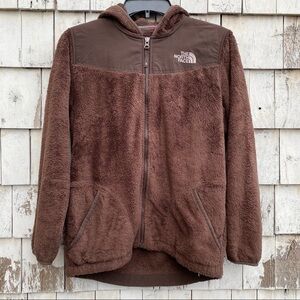 The North Face Girl’s  Brown Fleece Jacket